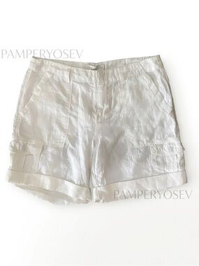 Joie Aubeline Linen Cargo Shorts